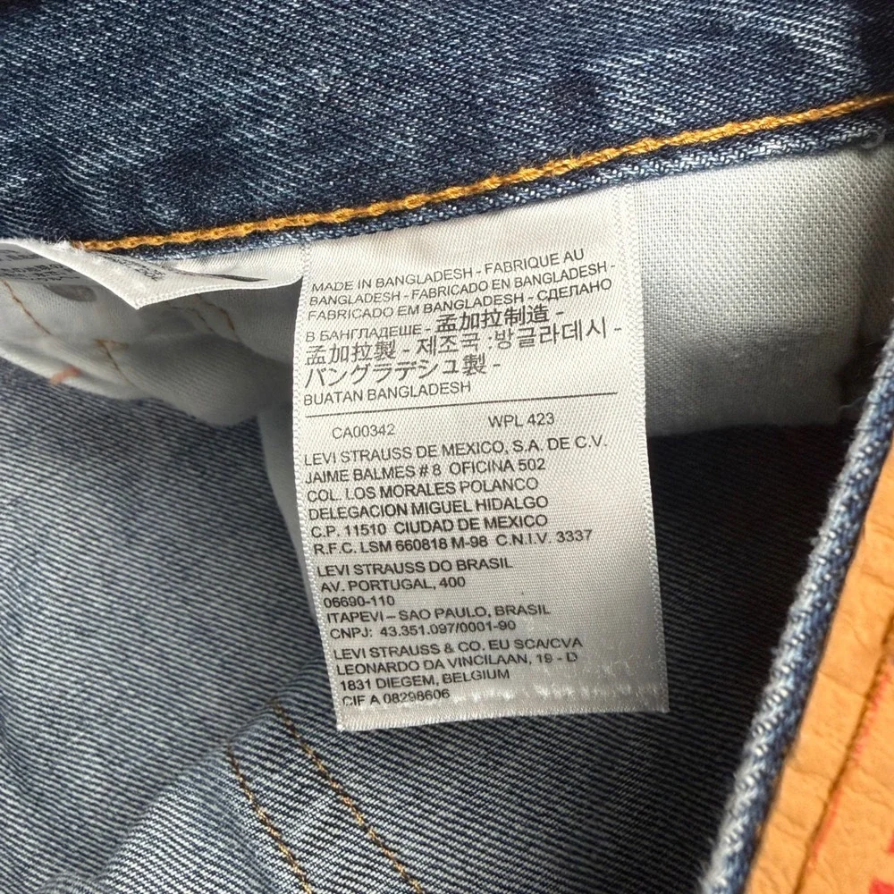 Levis 550 Relaxed Fit Tapered Leg Blue Denim Jeans Mens 38x30 (36x29 Medium Wash